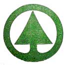 Grünes Baumsymbol