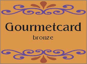 Bronzene Gourmetcard